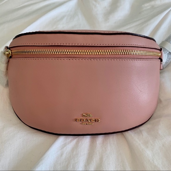 Coach Pink Leather Belt Bag like new - Picture 1 of 5